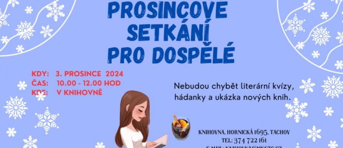 Prosincové setkání pro dospělé